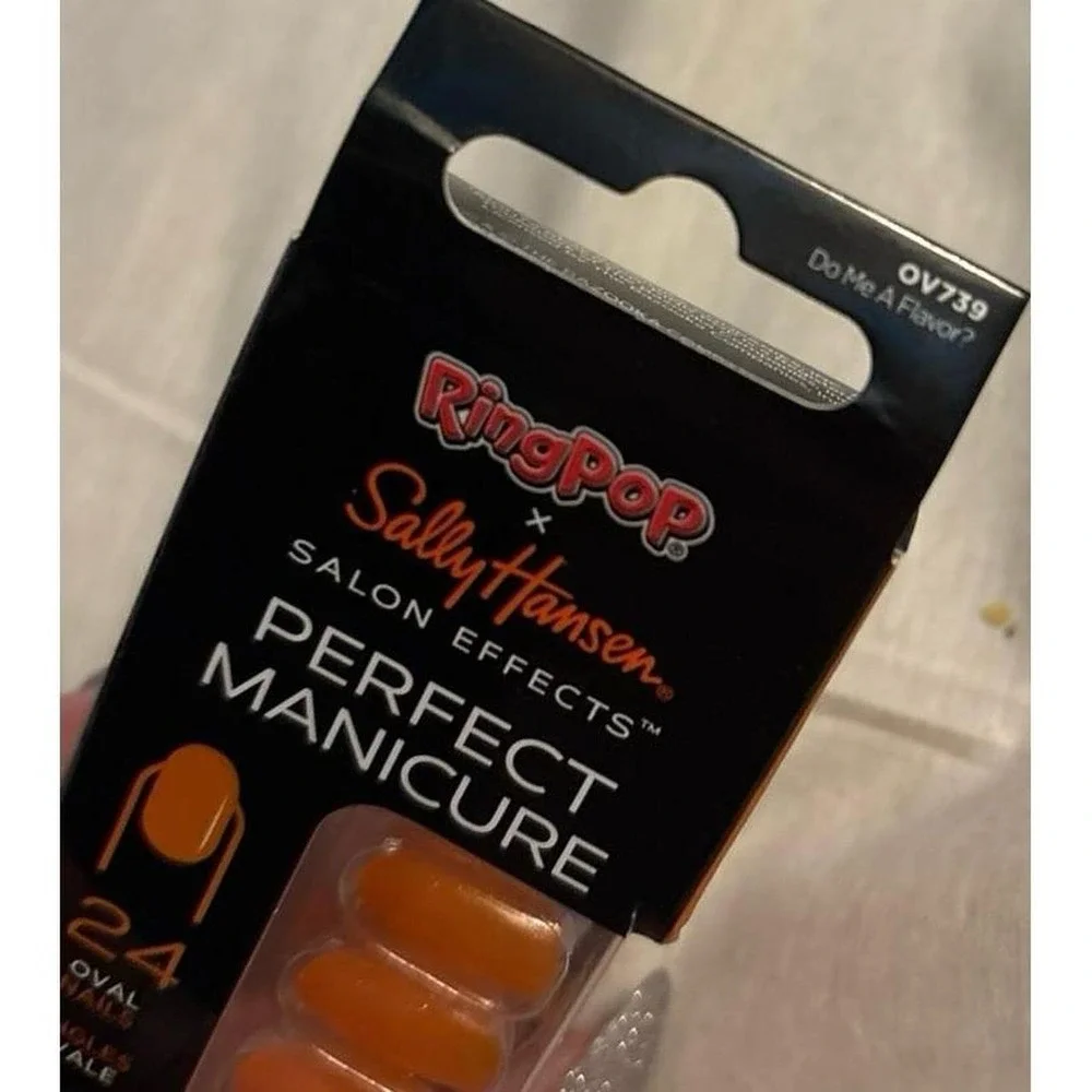 NEW Ring Pop x Sally Hansen Salon Perfect Perfect Manicure Press on Nails, OV739